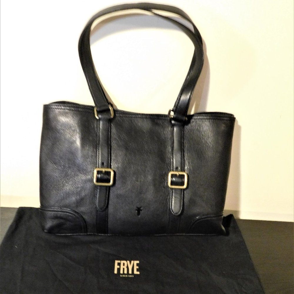 Frye Lily Tote in Black with tag’s attached